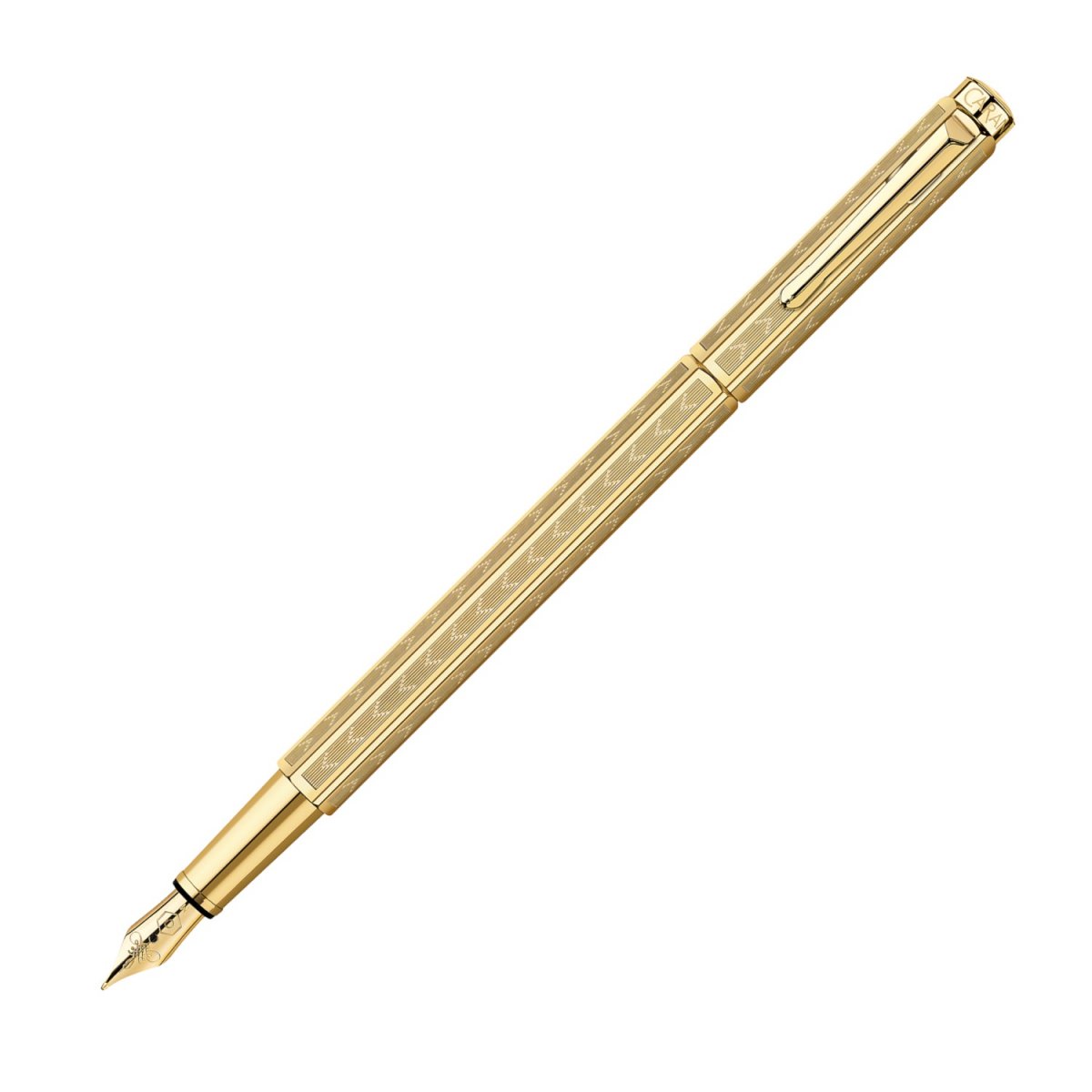 Pióro wieczne Caran d'Ache Ecridor Chevron pozłacane