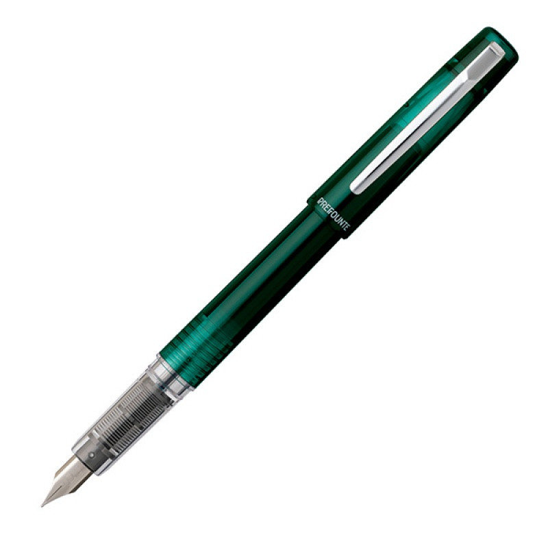 Pióro Wieczne Platinum Prefounte Dark Emerald (Stalówka F)