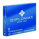 Diplomat Naboje Atramentowe - Niebieskie
